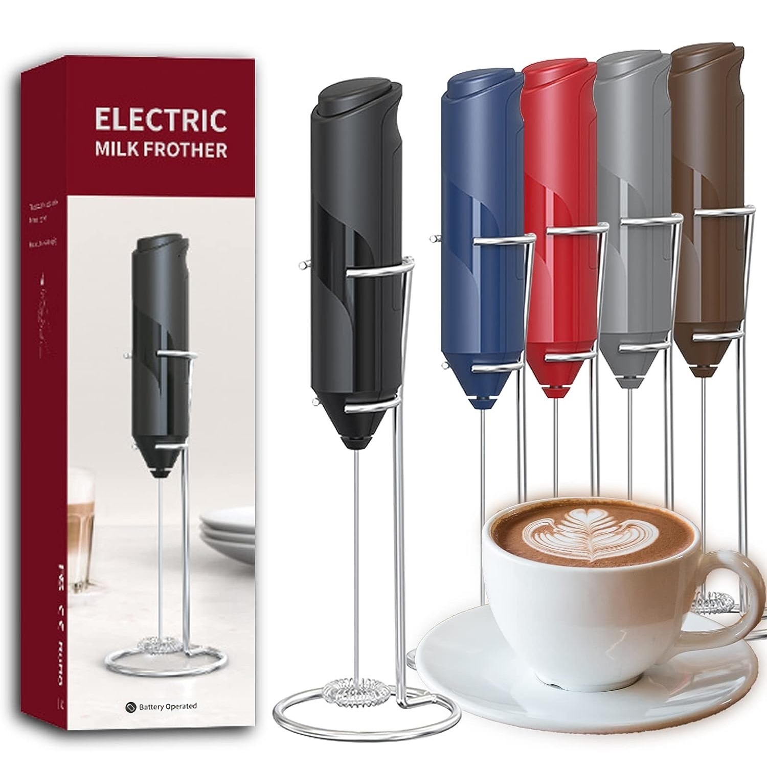 Hand Mixer Electric - Điện Sữa Sữa Rửa Mặt Foamer