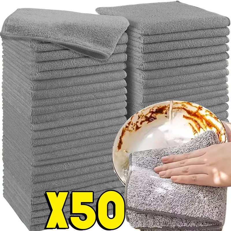 Kitchen Appliances White - 1/50PCS Gray Bamboo Charcoal Thickened Super