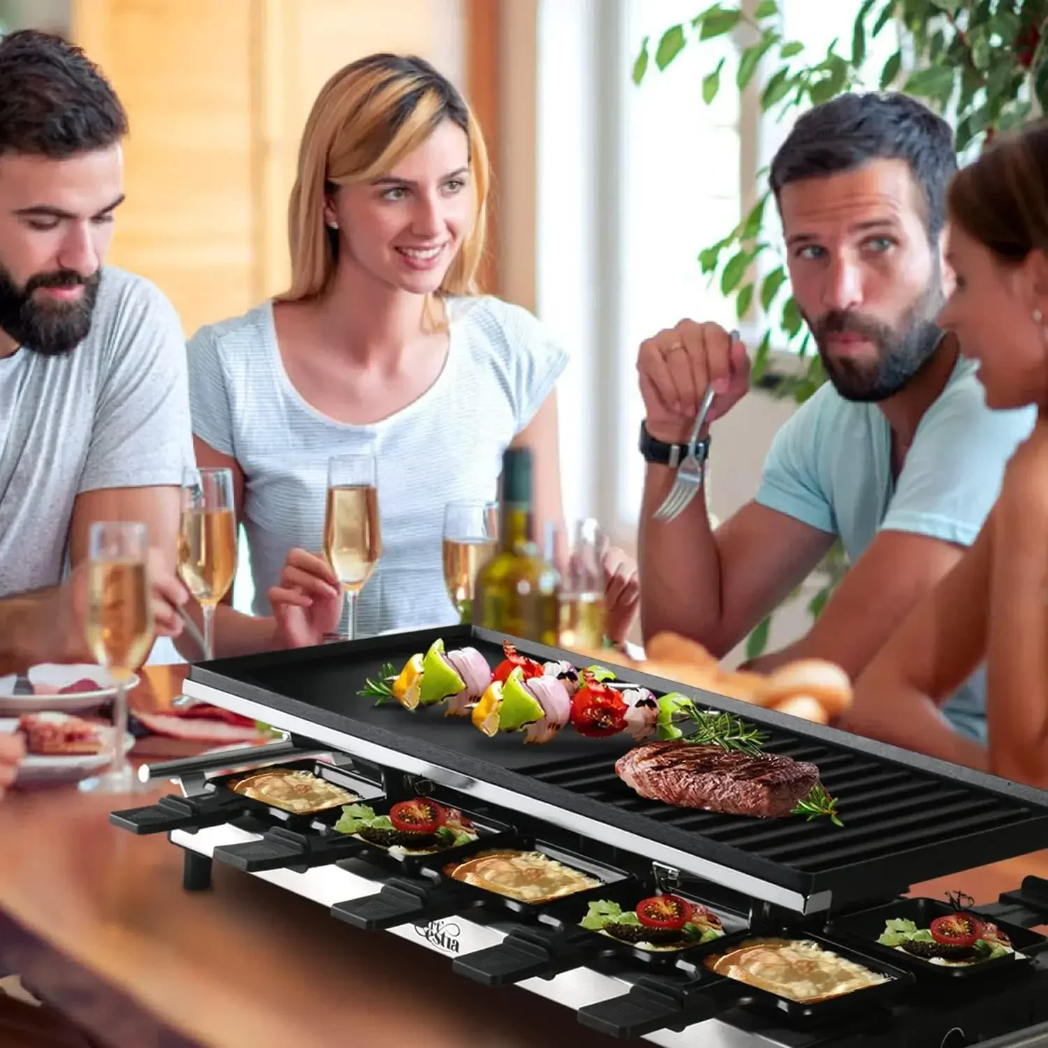 Artestia Raclette Table Grill, - đánh giá và giá Raclette Grill Table