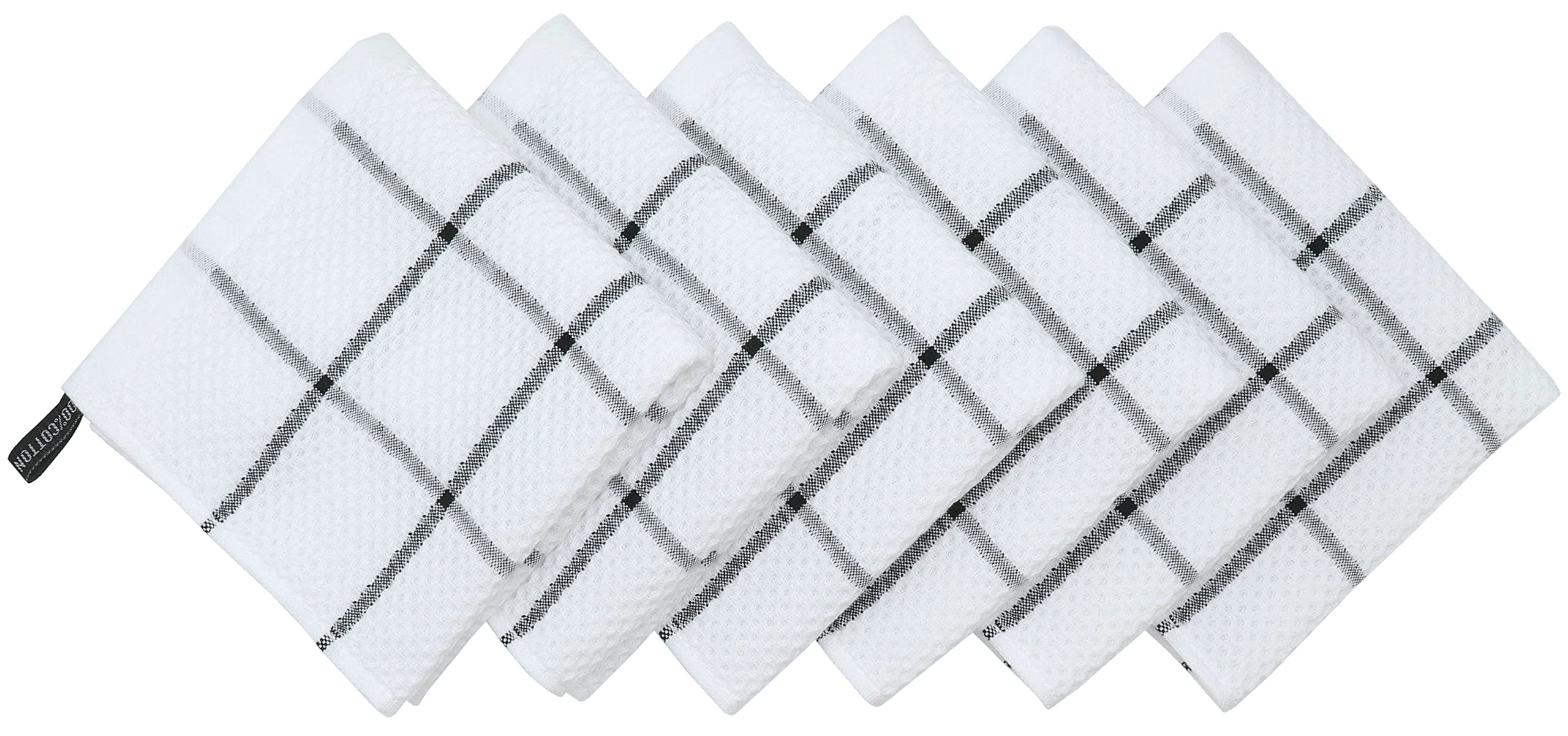 Plaid Cotton Kitchen Dish Clot - đánh giá và giá Kitchen Appliances White