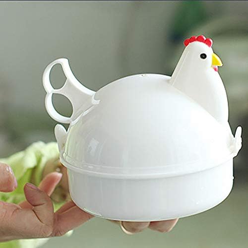 Chicken Shaped Microwave Eggs  - đánh giá và giá Kitchen Appliances White