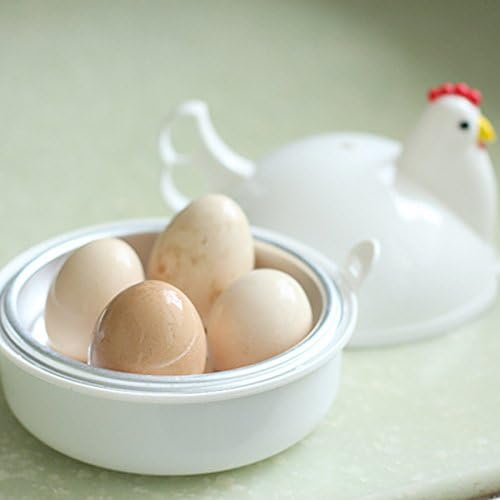 Chicken Shaped Microwave Eggs  - đánh giá và giá Kitchen Appliances White