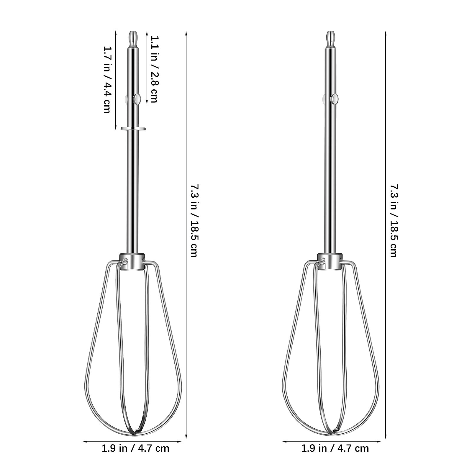 2 Pcs Whisk Electric Mixer Par - đánh giá và giá Hand Mixer Electric