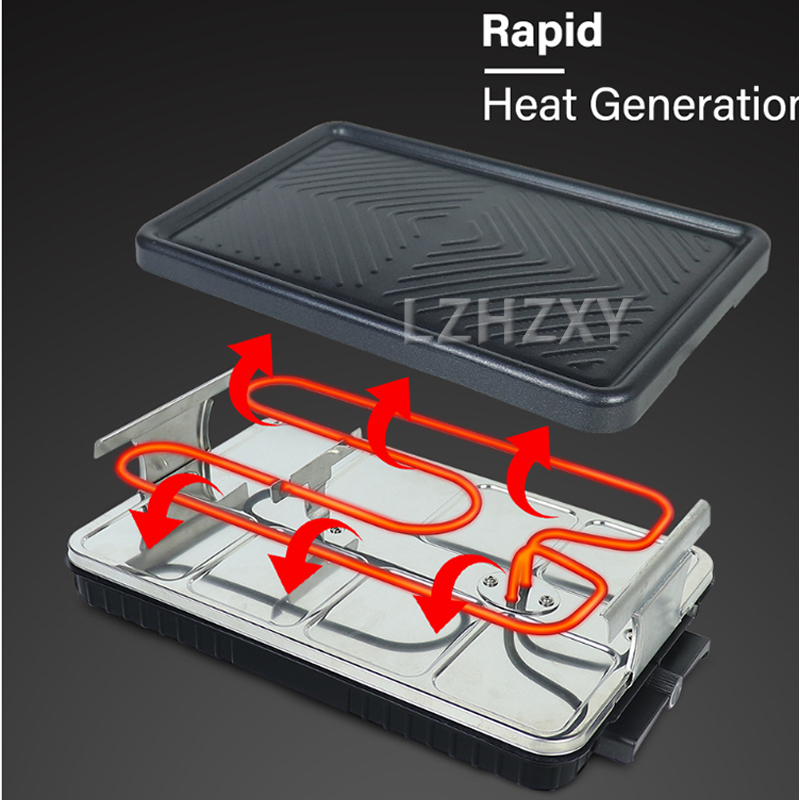 Table Grill Electric Korean BB - đánh giá và giá Raclette Grill Table
