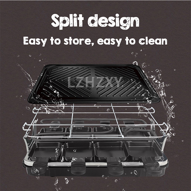 Table Grill Electric Korean BB - đánh giá và giá Raclette Grill Table