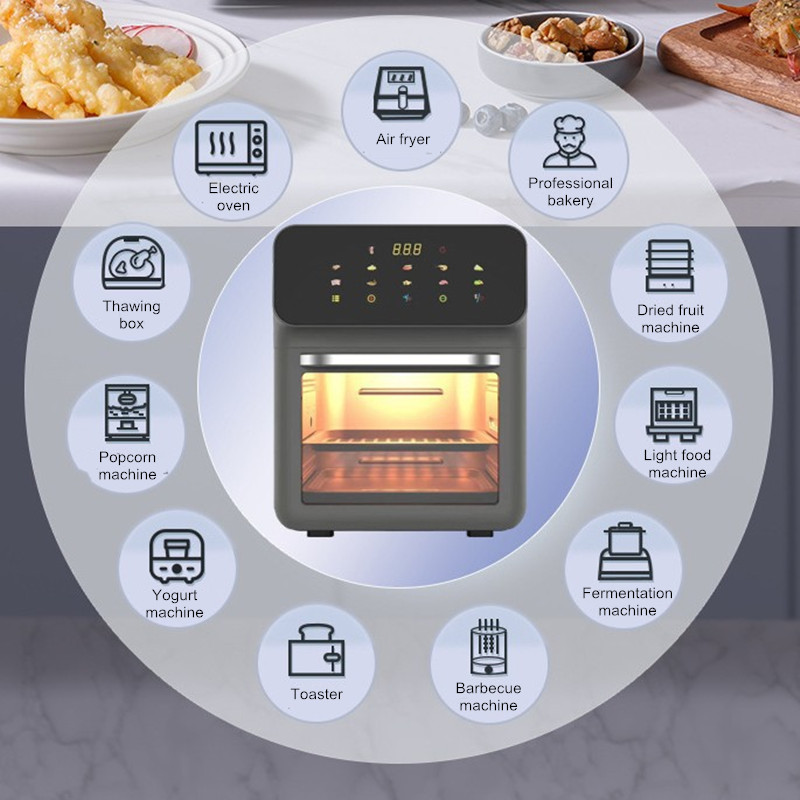 15L Visual Air Fryer with See- - đánh giá và giá Kitchen Appliances Oven