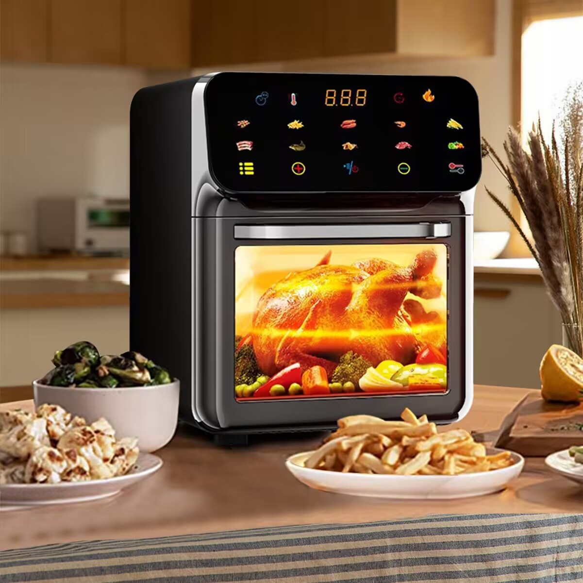 15L Visual Air Fryer with See- - đánh giá và giá Kitchen Appliances Oven