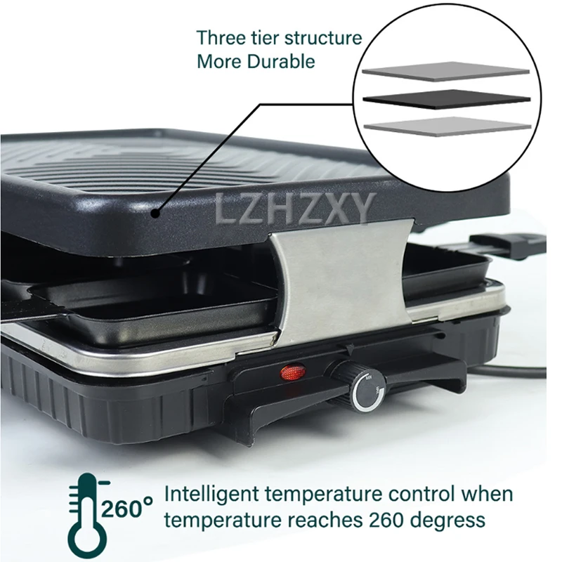 Table Grill Electric Korean BB - đánh giá và giá Raclette Grill Table