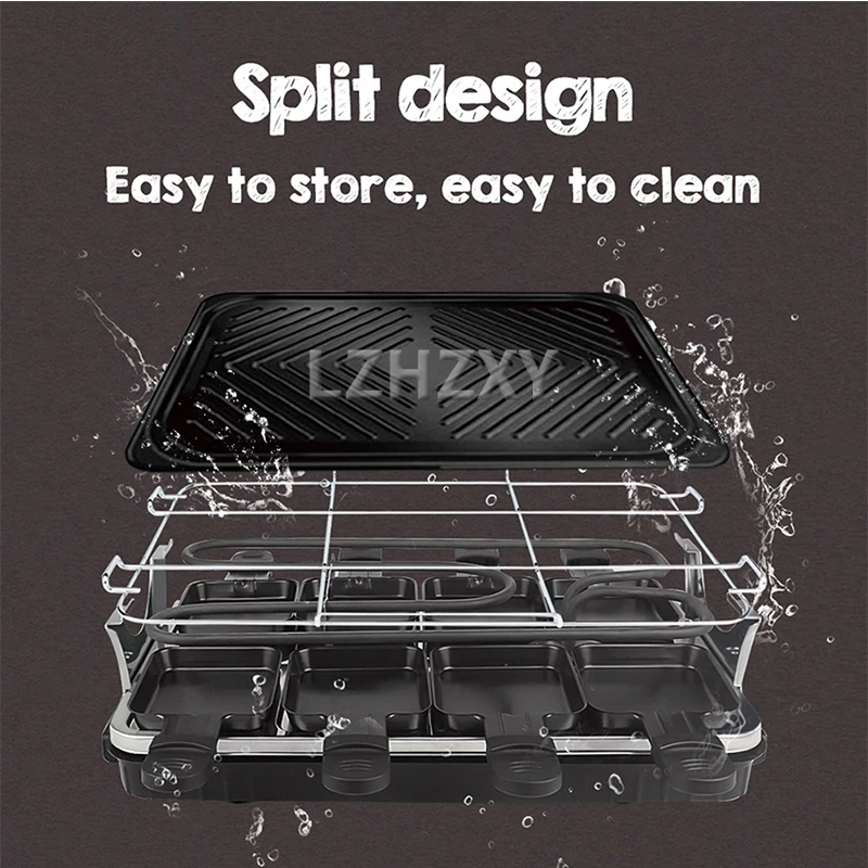 Table Grill Electric Korean BB - đánh giá và giá Raclette Grill Table