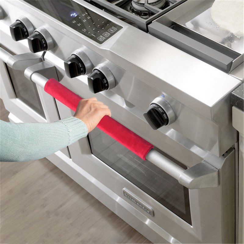 2Pcs/Set Refrigerator Door Han - đánh giá và giá Kitchen Appliances With Red Knobs