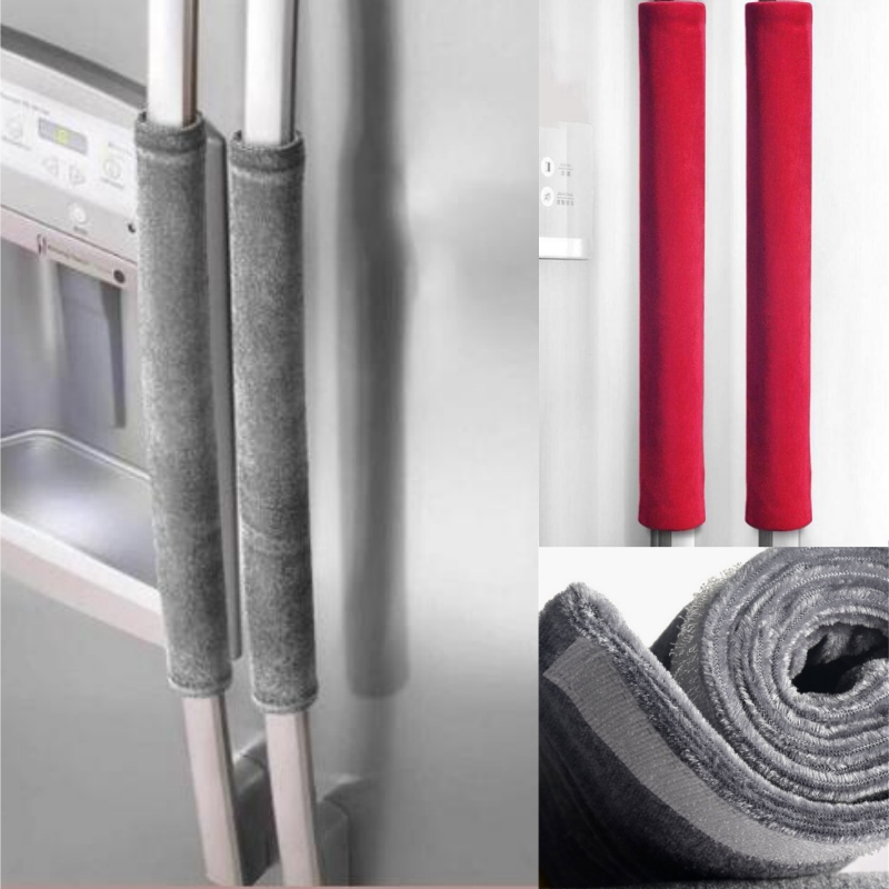 2Pcs/Set Refrigerator Door Han - đánh giá và giá Kitchen Appliances With Red Knobs