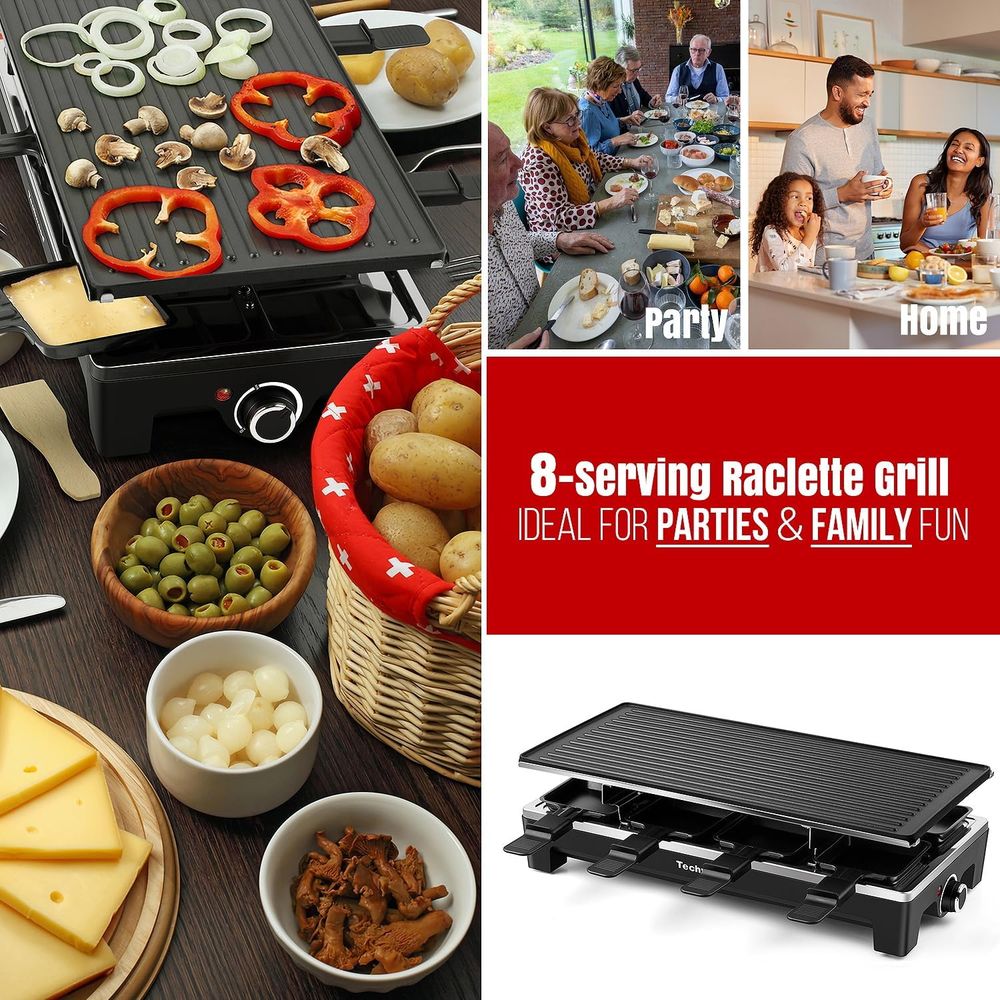 Raclette Grill, Electric Table - đánh giá và giá Raclette Grill Table
