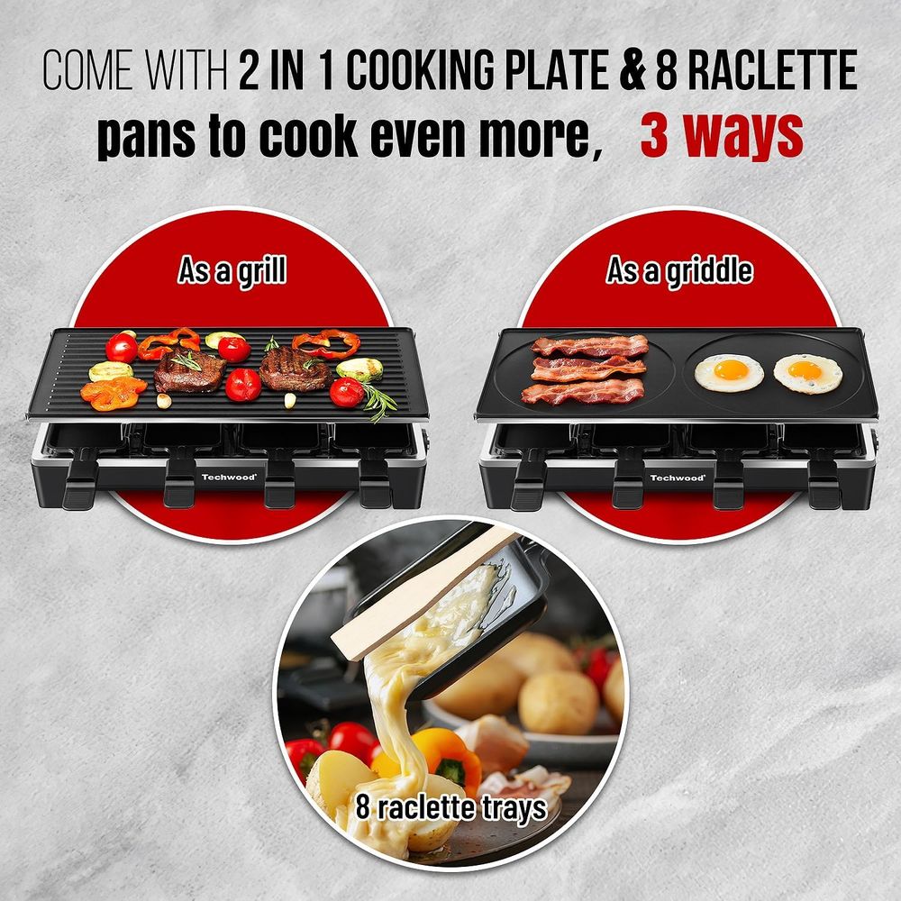 Raclette Grill, Electric Table - đánh giá và giá Raclette Grill Table