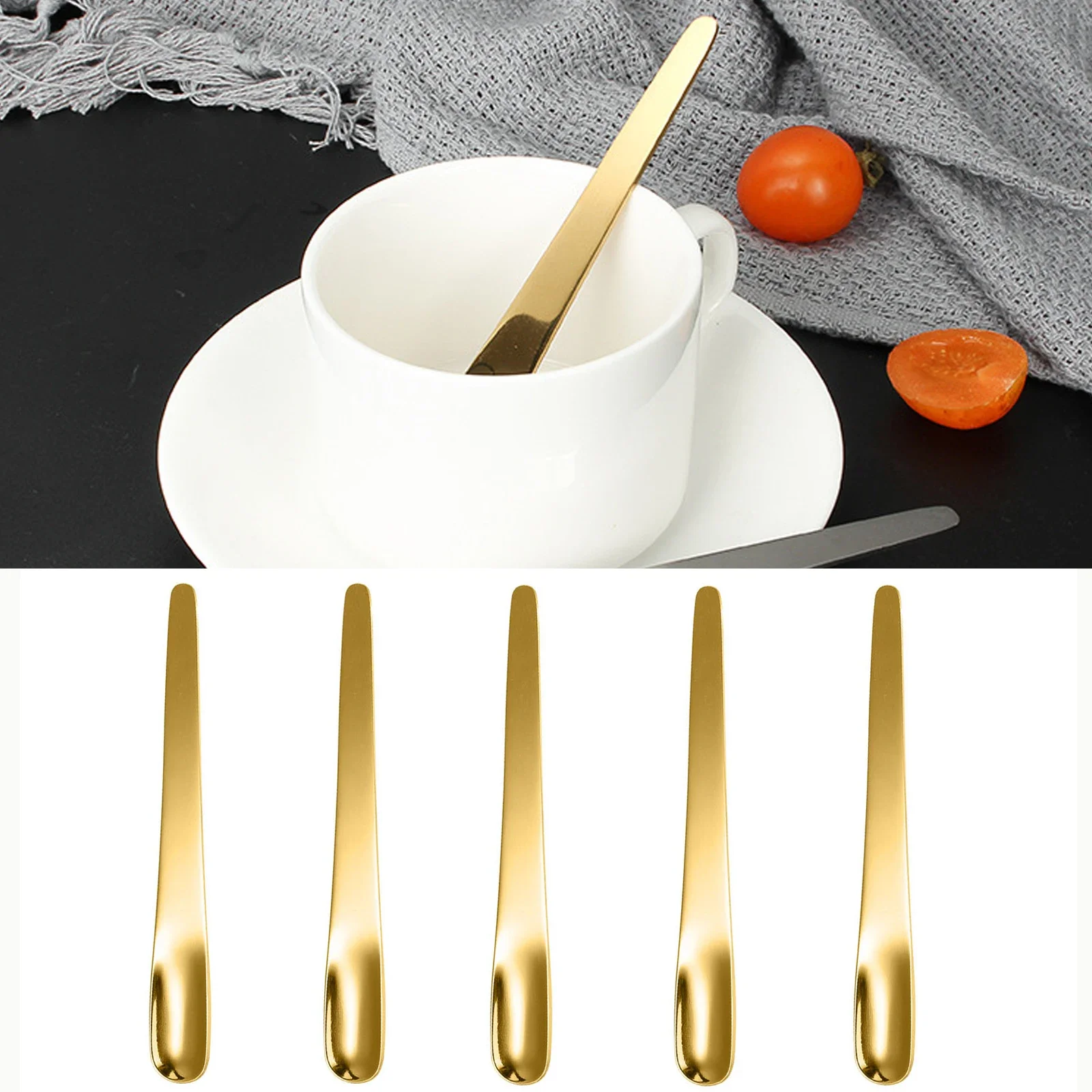 5PCS Coffee Spoon Stainless St - đánh giá và giá Kitchen Appliances Integrated