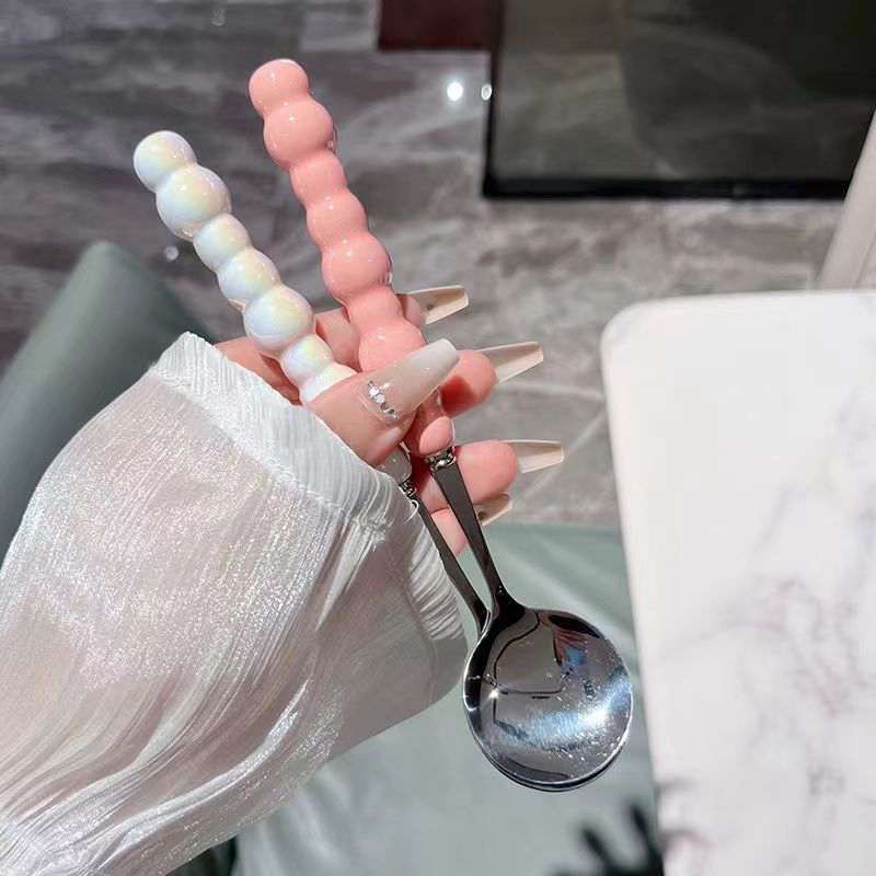 Pearl Handle Spoon Stainless S - đánh giá và giá Kitchen Appliances Gift