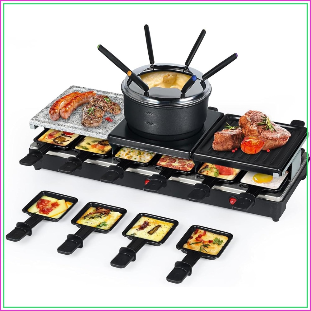 Raclette Table Grill - Indoor  - đánh giá và giá Raclette Grill Table