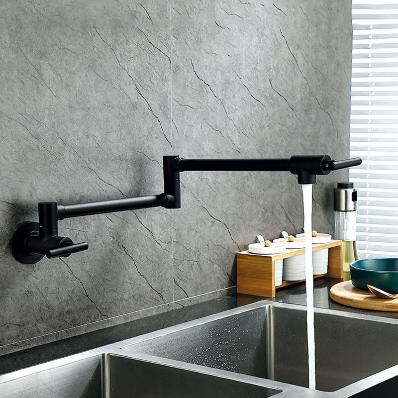 Black Wall Mounted Pot Filler  - đánh giá và giá Kitchen Appliances White