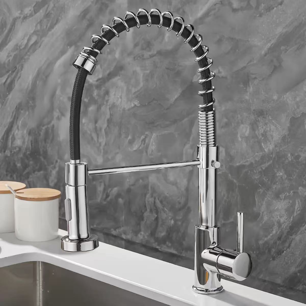 Stainless steel kitchen faucet - đánh giá và giá Kitchen Appliances White