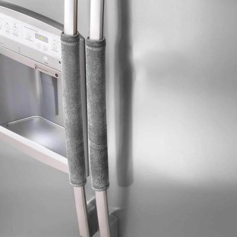 2Pcs/Set Refrigerator Door Han - đánh giá và giá Kitchen Appliances With Red Knobs